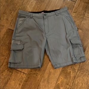 Men's Gray Cargo Shorts